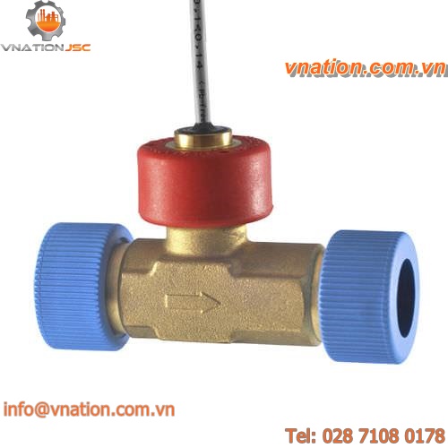 turbine flow sensor / for liquids / in-line