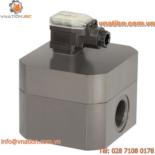 positive displacement flow meter / for oil / in-line