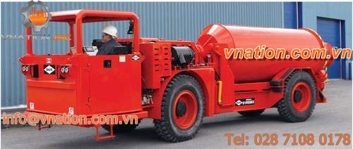 diesel mixer truck / for concrete / for underground mining