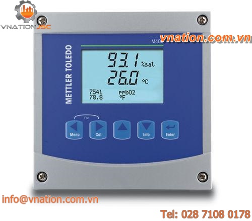 oxygen multi-parameter transmitter / ORP / pH / conductivity