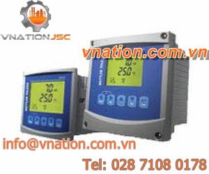 fixed pH meter / pure water / redox indicator / with LCD display