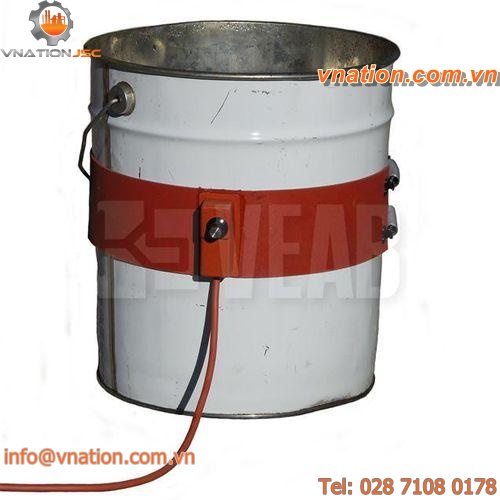 belt drum heater / temperature gradient