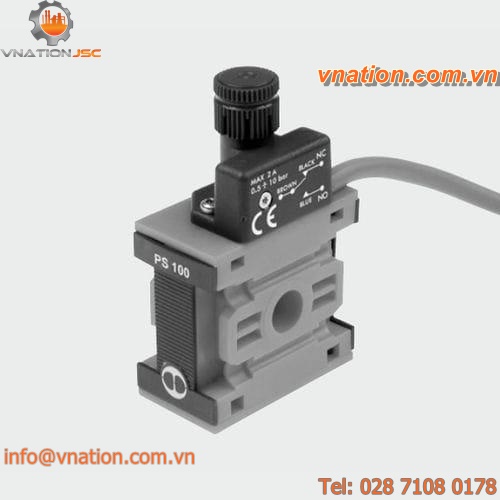 mechanical pressure switch / for air / modular / miniature