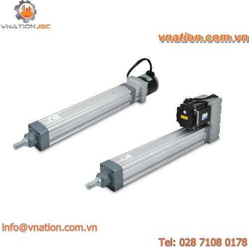 electric cylinder / with piston rod / ISO