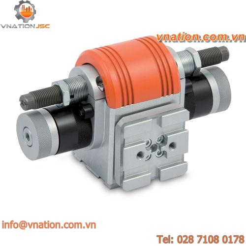 rotary actuator / pneumatic / rack-and-pinion / precision