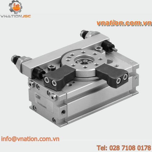 rotary actuator / hydraulic / double-acting / rack-and-pinion
