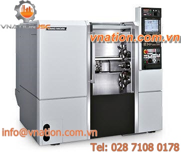 CNC lathe / vertical / 4-axis / for shaft machining