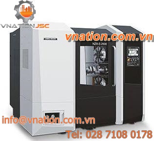 CNC turning center / 2-axis / compact / double-turret