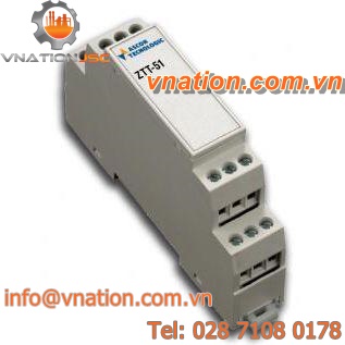 DIN rail mount temperature transmitter / Pt100 / 2-wire / analog