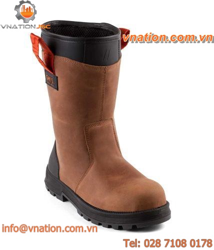 construction safety boot / anti-slip / anti-perforation / impact-resistant
