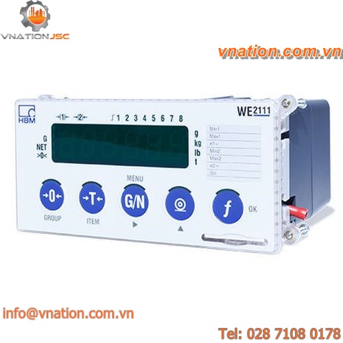 digital weight indicator / DIN rail / precision
