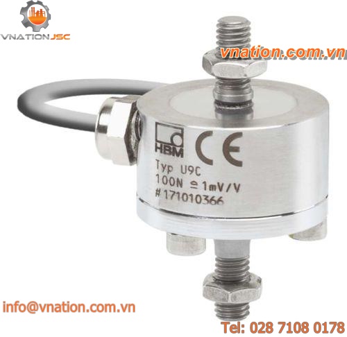 tension/compression load cell / threaded / stainless steel