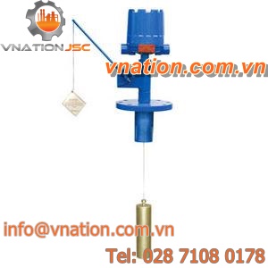 displacer level switch / for liquids / flange / brass