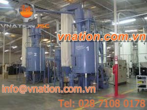 plastic waste compactor / rotating