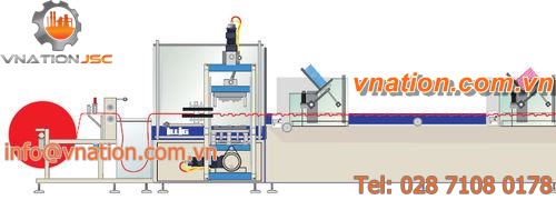 blister packaging machine / with sealing bar / for finished goods / automatic
