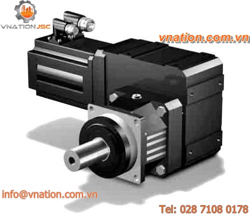 synchronous electric servo-gearmotor / right-angle / planetary