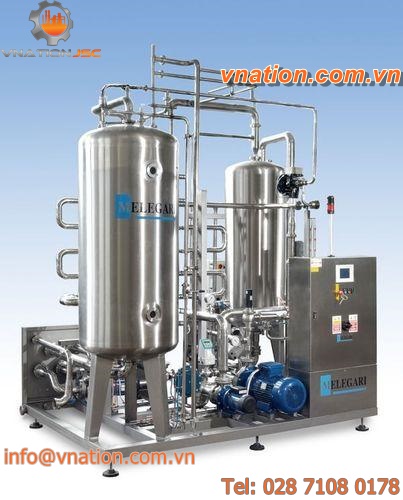 rotor-stator mixer / batch / for the food industry / for carbonated drinks