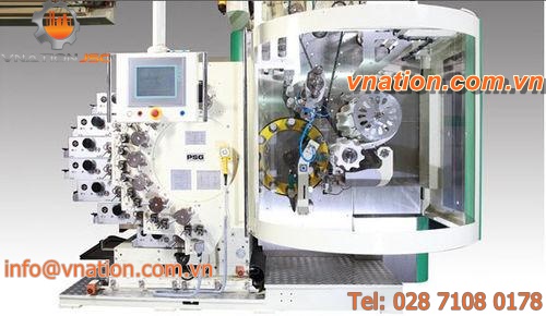 automatic screen printing machine / nine-color / for cylindrical products