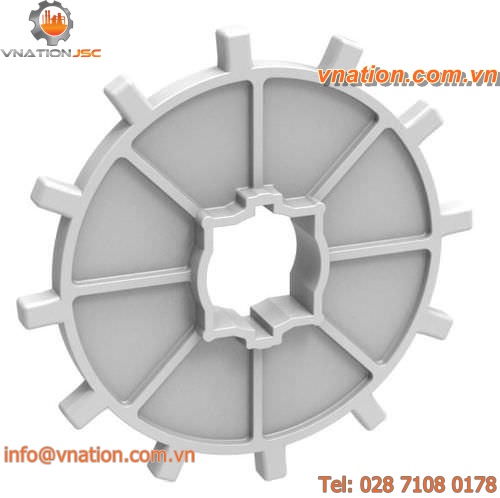 straight-toothed sprocket wheel / hub