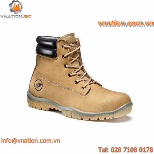 anti-perforation safety boot / leather / canvas / polyurethane