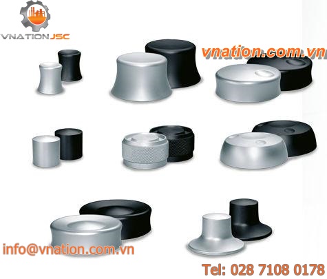 single-pole push-button switch / robust / aluminum / electromechanical