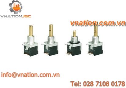 rotary switch / multipolar / 16-position / PCB
