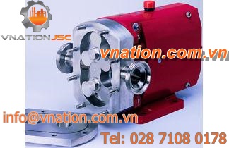 chemical pump / rotary lobe / stainless steel / trial