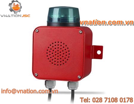 alarm sounder without beacon / with signal light / waterproof / ultra heavy-duty