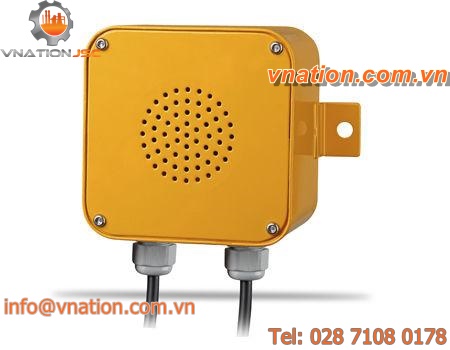 alarm sounder without beacon / with signal light / waterproof / weather-resistant