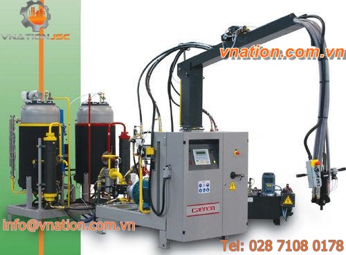 resin mixer-dispenser / piston