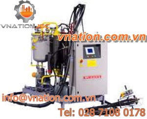 resin mixing and metering unit / high-pressure / two-component