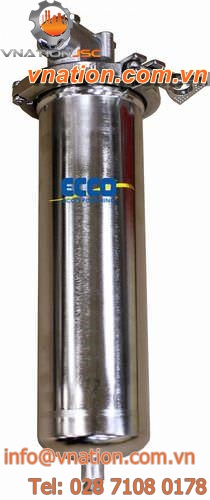 liquid filter cartridge / for micro-filtration / stainless steel / high-flow