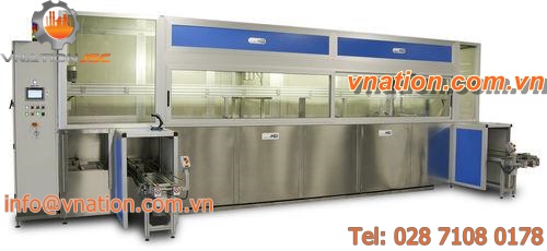water cleaning machine / solvent / automatic / process