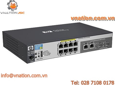 PoE network switch / industrial / 8 ports / SFP