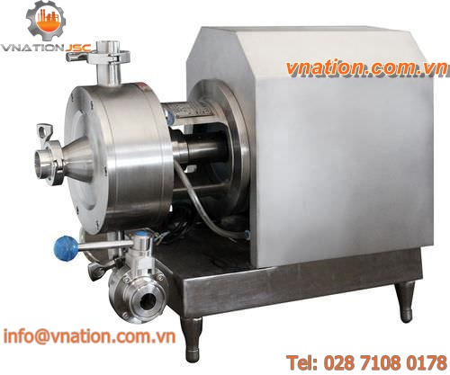 rotor-stator mixer / continuous / solid/liquid / high-speed
