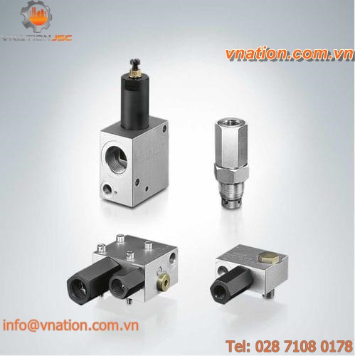 piston valve / hydraulic / pressure-control / overcenter