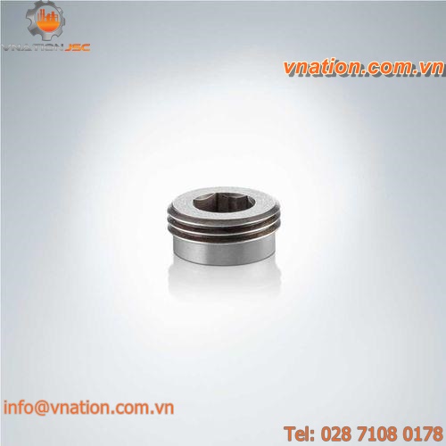 screw-in check valve / hydraulic / foot
