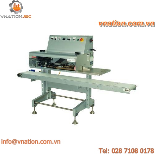 semi-automatic heat sealer / rotary / continuous / sachet