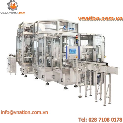 weight filler / multi-container / for plastic bottles / can