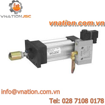 pneumatic cylinder / double-acting / spring-return / custom