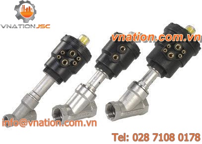 piston valve / threaded / angle seat / modular