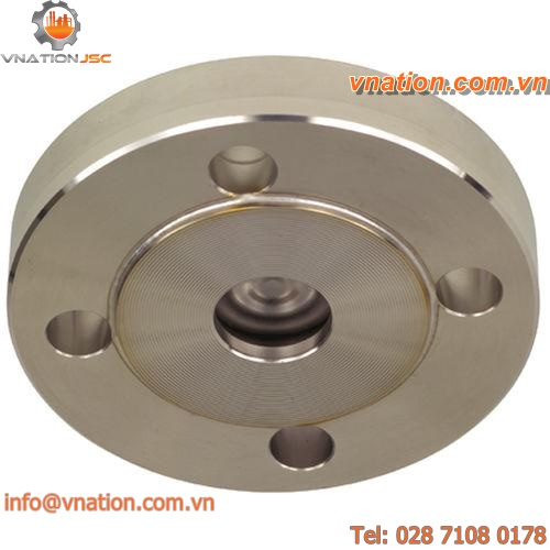 diaphragm seal with flange connection / for pressure gauges / petrochemical / process