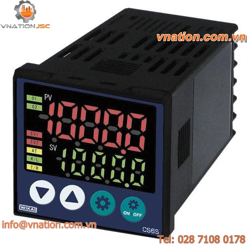 digital temperature controller / panel-mount / auto-tuning / compact