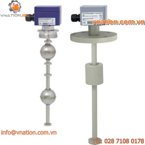 magnetic float level switch / for liquids / vertical