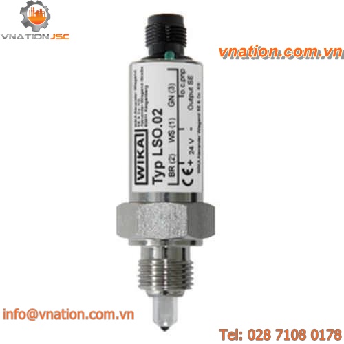 electro-optical level switch / for liquids / threaded / stainless steel