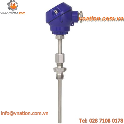 resistance temperature probe / threaded / compact / for liquids