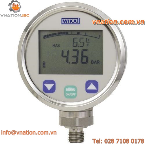 electronic pressure gauge / digital / process