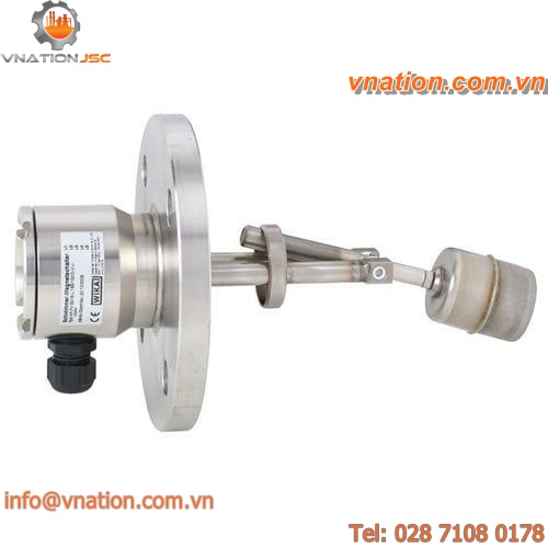 magnetic float level switch / for liquids / side-mount / stainless steel