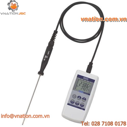 digital thermometer / Pt100 / hand-held / industrial
