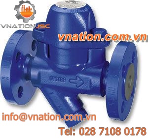 condensate drain / automatic / thermostatic / bimetallic